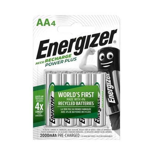 Energizer Rechargeable Batteries 4-Pack AA
