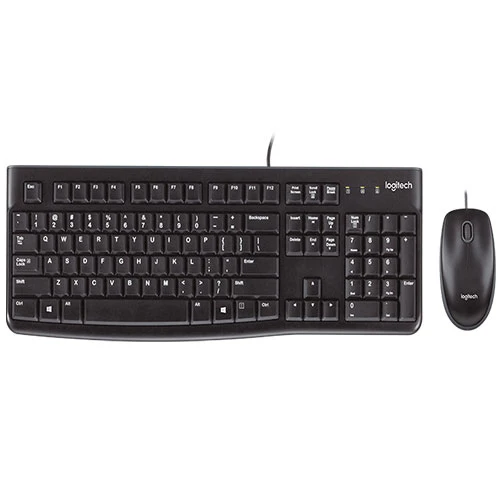 MK120 - Wired USB Keyboard and Mouse Combo