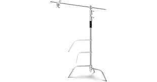 Silver Boom Stand Microphone Boom Arm